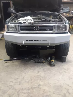 TOYOTA PICKUP 1989-1995 with CLASSIC FRONT Weld It Yourself STANDARD installed