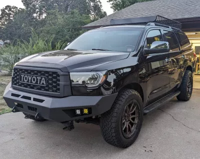 TOYOTA SEQUOIA 2008-2021 with PRECISION FRONT W.I.Y.KIT STANDARD installed