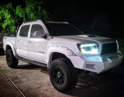 TOYOTA TACOMA 2005-2011 with PRECISION FRONT Weld It Yourself STANDARD installed