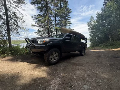 Toyota tacoma 2012-2015 with a classic front weld it yourself bumper kit