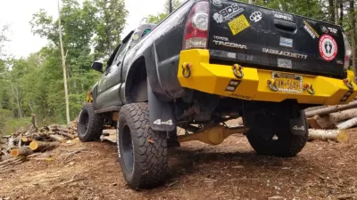 TOYOTA TACOMA 2012-2015 with PRECISION REAR Weld It Yourself STANDARD installed