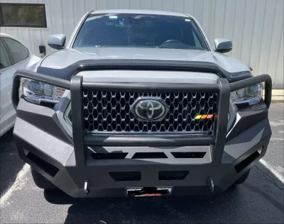 Toyota tacoma 2016-2023 with a precision front weld it yourself bumper kit
