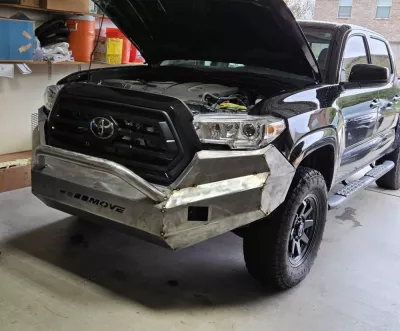 TOYOTA TACOMA 2016-2023 with CLASSIC FRONT Weld It Yourself STANDARD installed