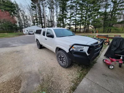TOYOTA TACOMA 2016-2023 with CLASSIC FRONT Weld It Yourself STANDARD installed