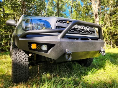 Toyota tundra 2000-2002 [access cab] with a precision front weld it yourself bumper kit