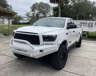 TOYOTA TUNDRA 2007-2013 with CLASSIC FRONT Weld It Yourself STANDARD installed