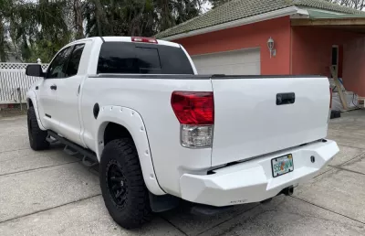TOYOTA TUNDRA 2007-2013 with PRECISION REAR Weld It Yourself STANDARD installed