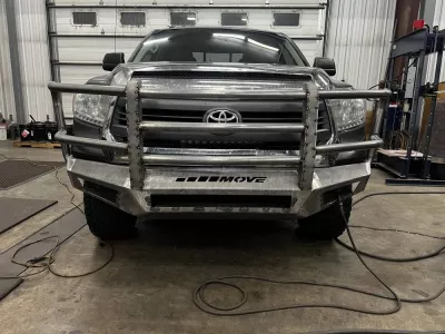 TOYOTA TUNDRA 2014-2021 with PRECISION FRONT Weld It Yourself STANDARD installed