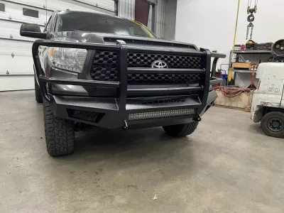 TOYOTA TUNDRA 2014-2021 with PRECISION FRONT Weld It Yourself STANDARD installed