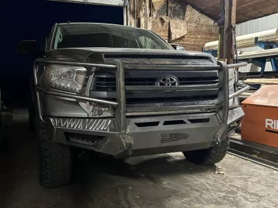 TOYOTA TUNDRA 2014-2021 with PRECISION FRONT Weld It Yourself STANDARD installed